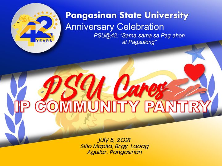 “Sama-sama sa Pag-ahon at Pagsulong” as PSU’s 42nd Founding Anniversary celebration