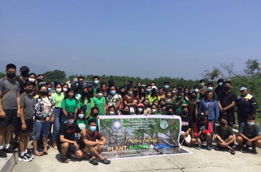 NSTP, NatSci units ‘go green’ with tree-planting