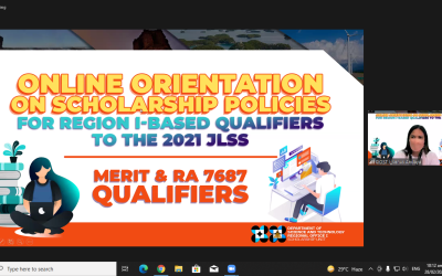 PSUnians  attended the DOST JLSS Qualifiers Virtual Orientation