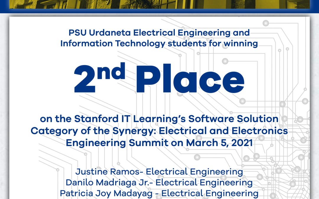 PSUnians Bag 2nd Place at the Electrical and Electronics Engineering Summit 2021