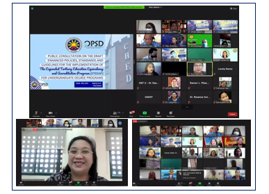HEIs ETEEAP Directors and Focal Persons Convened Virtually for the Proposed Enhanced PSG for Undergraduate ETEEAP