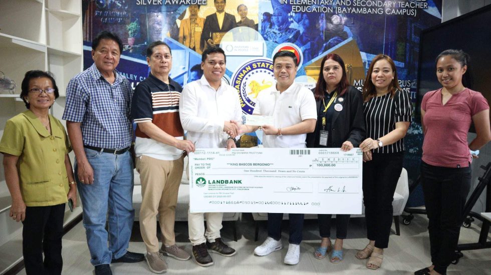 PSU awards Agri Board Topnotcher with cash incentive | Pangasinan State ...