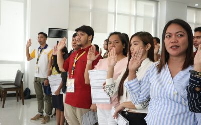 HRMDO conducts oath taking ceremony and orientation program to all newly hired and promoted