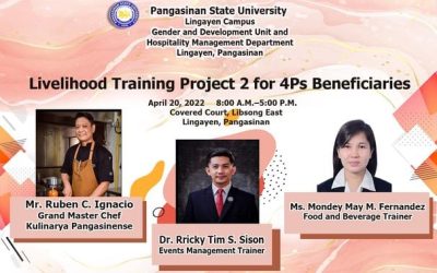 Livelihood Training Project 2 for 4Ps Beneficiaries