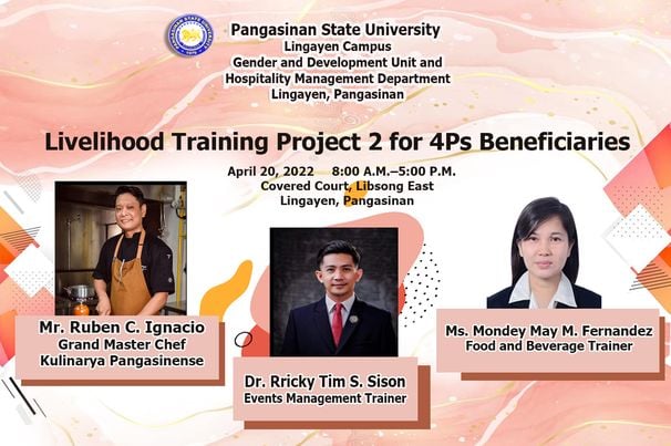 Livelihood Training Project 2 for 4Ps Beneficiaries