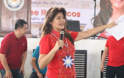 PSUnians welcome Sen. Imee for education assistance distribution
