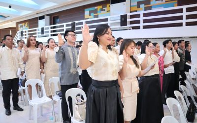 Reclassified faculty members take oath