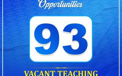 93 Vacant Teaching (Plantilla Item) Positions