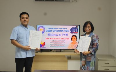 PSU, DTI progress partnership on Shared Service Facilities