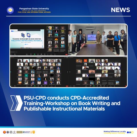University Cpd Module PSU-CPD conducts CPD-Accredited Training-Workshop on Book Writing and ...