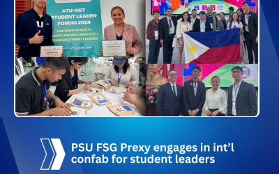 PSU FSG Prexy engages in int’l confab for student leaders