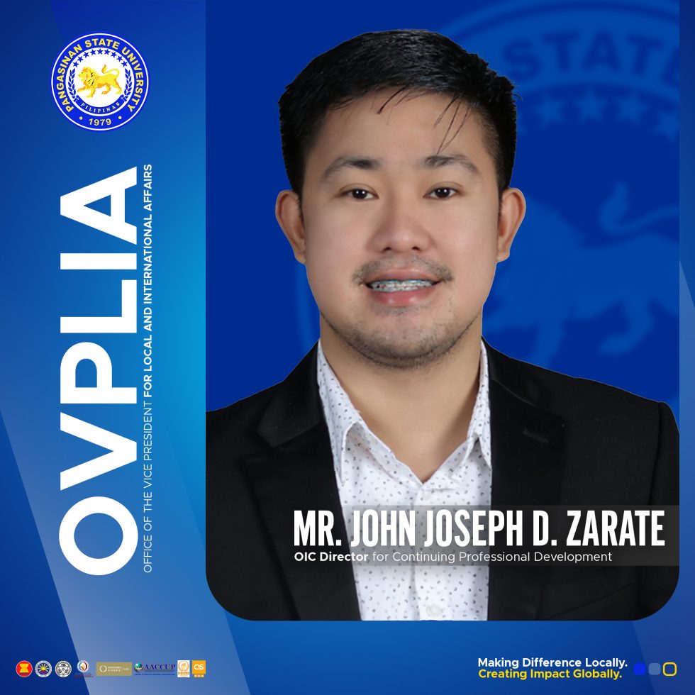Office of the Vice President Local and International Affairs ...