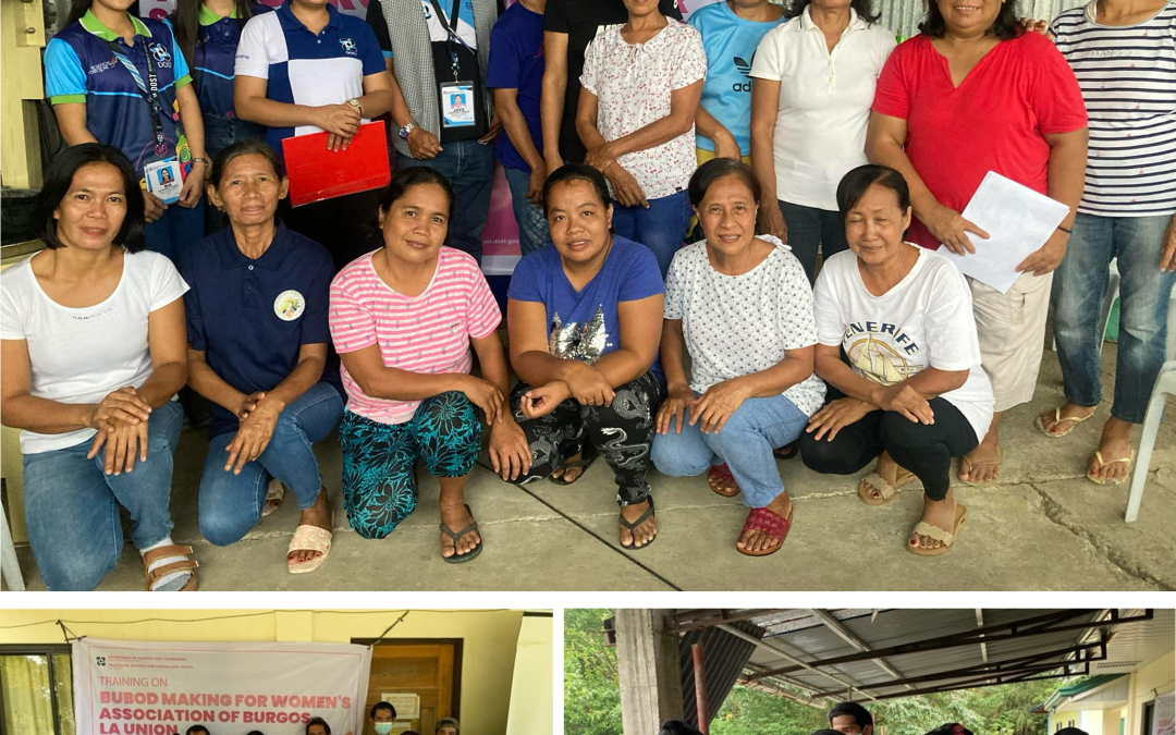 PSU-DOST1 FIC provides technical service for training on TUPIG and BUBOD making in La Union