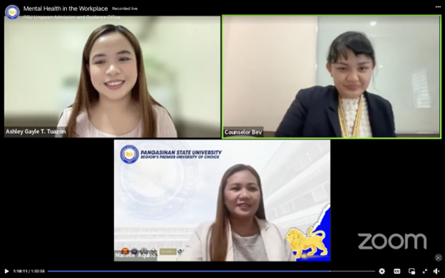 Digital Mental Health Resources and Webinars at PSU-Lingayen Campus