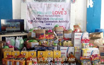 PSU-OUS leads extension activity at Pangasinan Provincial Jail