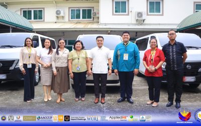 PSU mngt turns-over 3 brand new vehicles to campuses for more efficient operations