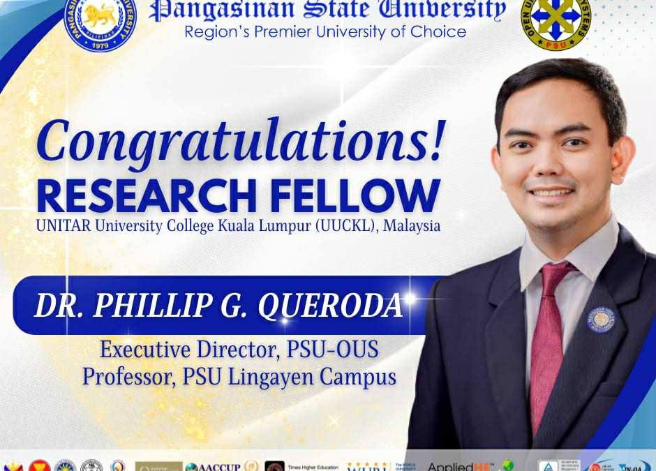 PSU-OUS celebrates Professors’ Appointment as UUCKL Research Fellows