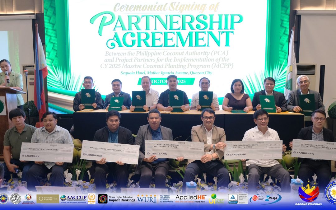 PSU, PCA forge partnership for Massive Coconut Planting Program