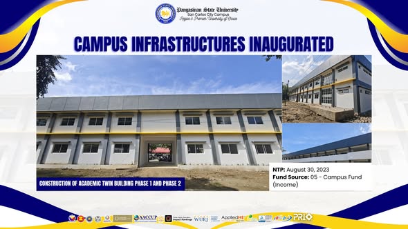 Newly Built Upgraded Facilities Inaugurated at Campus