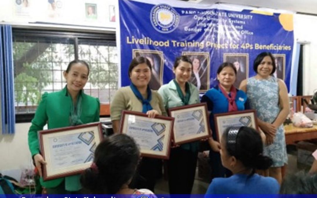 PSU OUS CARES| Livelihood training empowers 4Ps Beneficiaries in Lingayen