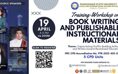 Training-Workshop on Book Writing and Publishable Instructional Materials