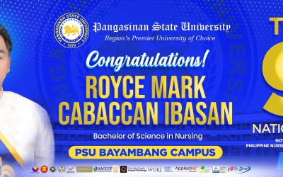 PSU produces Top 9 in Nurses Exam