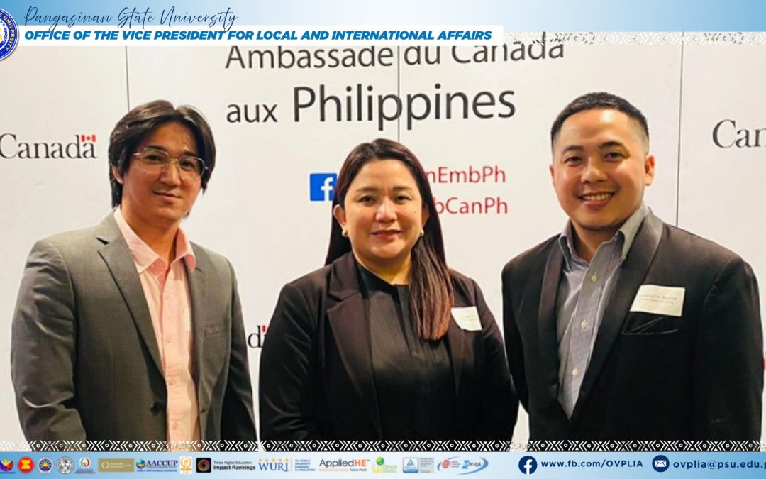 PSU eyes stronger Canada ties thru Ph-Canada Higher Education Partnership Forum