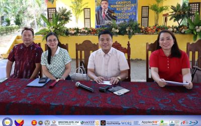 University officials evaluate systems, performance in PSU Infanta Management Review