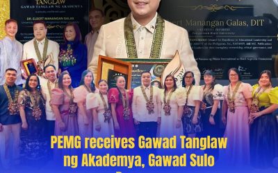 Gawad Tanglaw ng Akademya and Gawad Sulo ng Pamumuno: 2 Prestigious Awards Conferred together on PSU President Dr. Elbert M. Galas